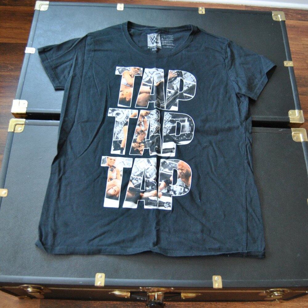 Ronda Rousey WWE Tap Tap Tap XX-Large Black Short Sleeve Shirt